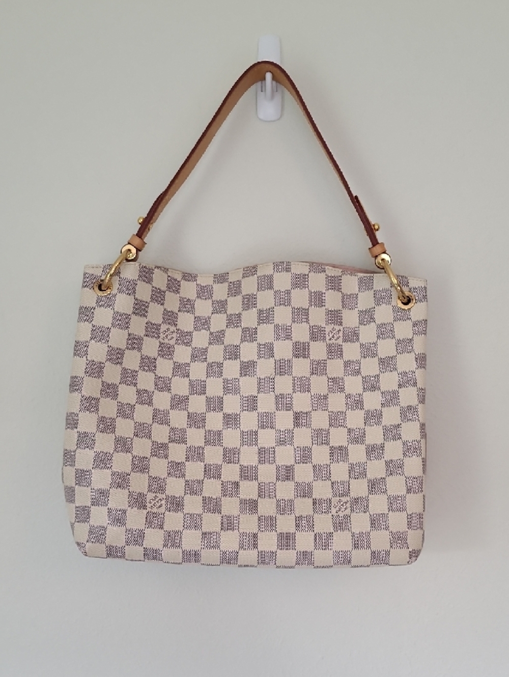 Louis Vuitton Damier Azur Graceful PM Shoulder Bag - Picture 3 of 11